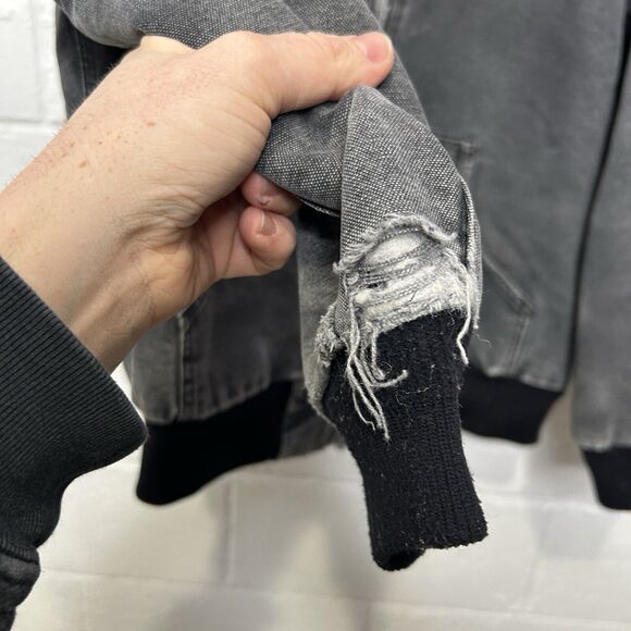 Vintage Carhartt Hooded Active Jacket “Black” WJ130 BLK - Picture 5 of 14